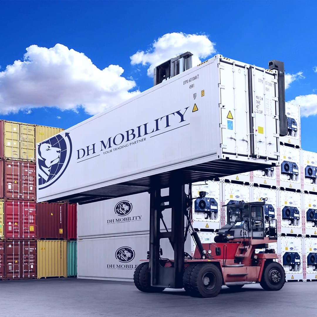 Export van goederen door DH Mobility